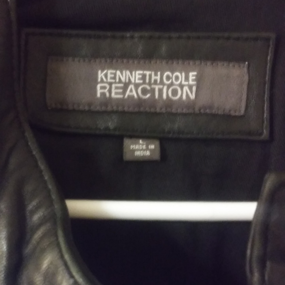 Kenneth Cole Large leather jacket